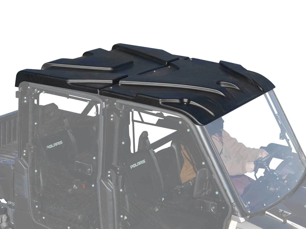 SuperATV Heavy Duty Plastic Roof for Polaris Ranger XP 900 Crew (2014–2023)