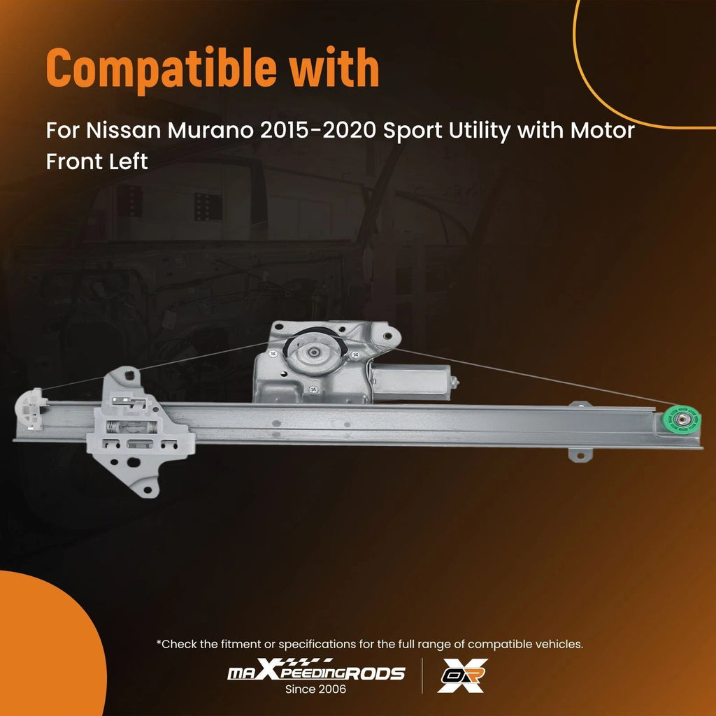 Window Regulator Front Left for Nissan Murano (2015-2020)