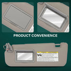 Sun Visor Pair for Hyundai Sonata (2006–2008) w/Light