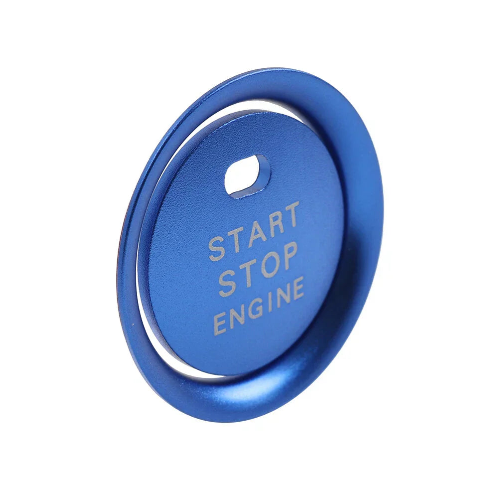 Blue Engine Start Push Button Cover Ring Trim for Mazda 3 6 CX-5 (2004-2023)