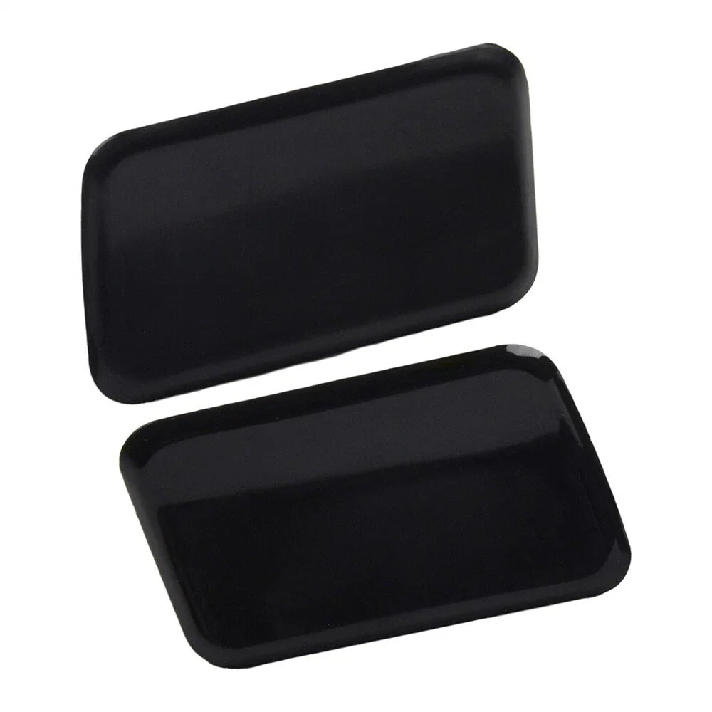Black Headlight Washer Nozzle Cover Caps  for BMW X3 (2004-2010)