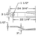 Lift Blade for Terrain King Rotary Cutter Models X5 TK15 (750787)