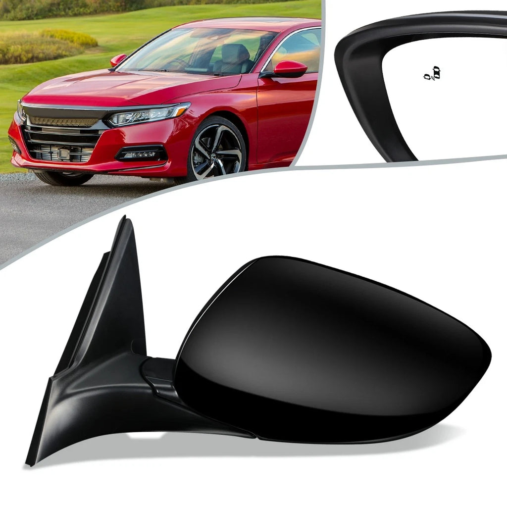 Driver Side Door Mirror for Honda Accord (2018–2020) HO1320329, Heated, Powered