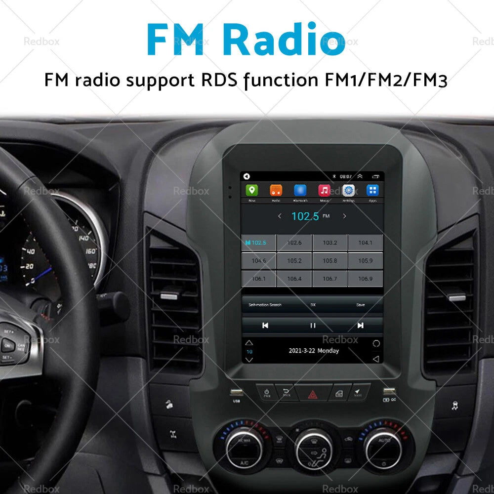 2X 32GB Android 11 Carplay GPS Head Unit for Ford Ranger PX (2011–2023)