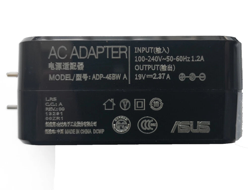 5.5x2.5mm Charger Adapter 19V 2.37A 45W for Asus X551CA X551M X551MA