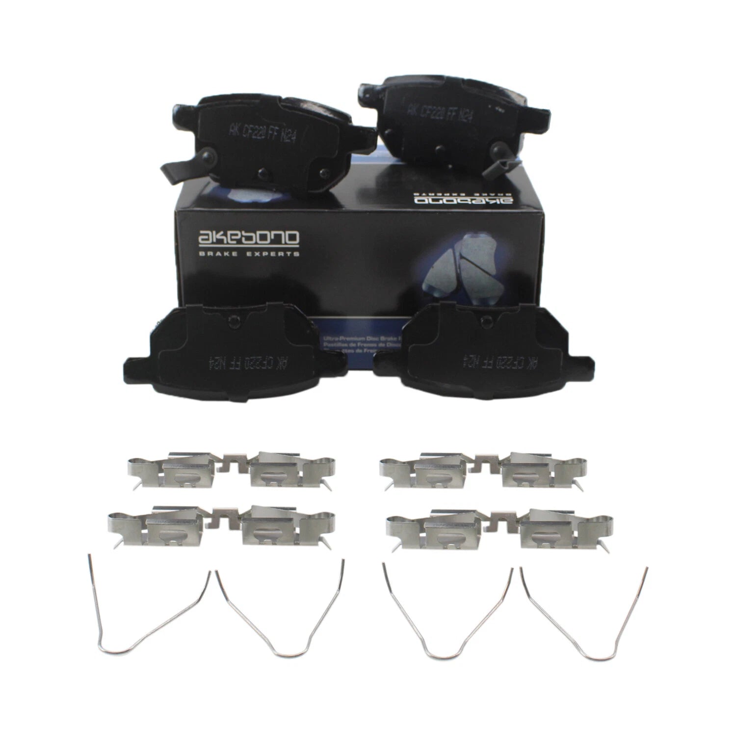 Akebono ProACT Rear Ceramic Brake Pads for Lexus CT200h, Scion iM (2011–2018)