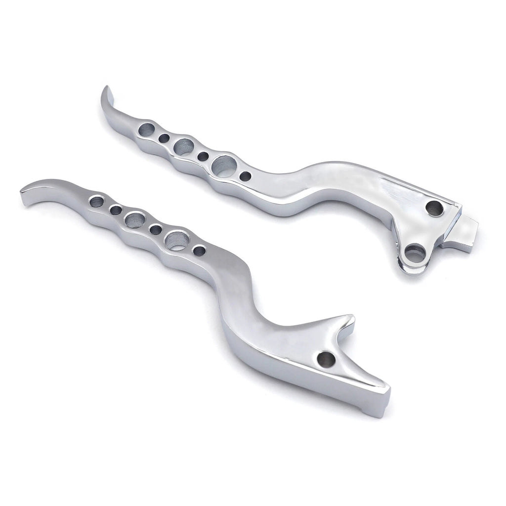 Chrome Hand Brake Clutch Levers for Suzuki Hayabusa GSXR1300 (1999–2007)