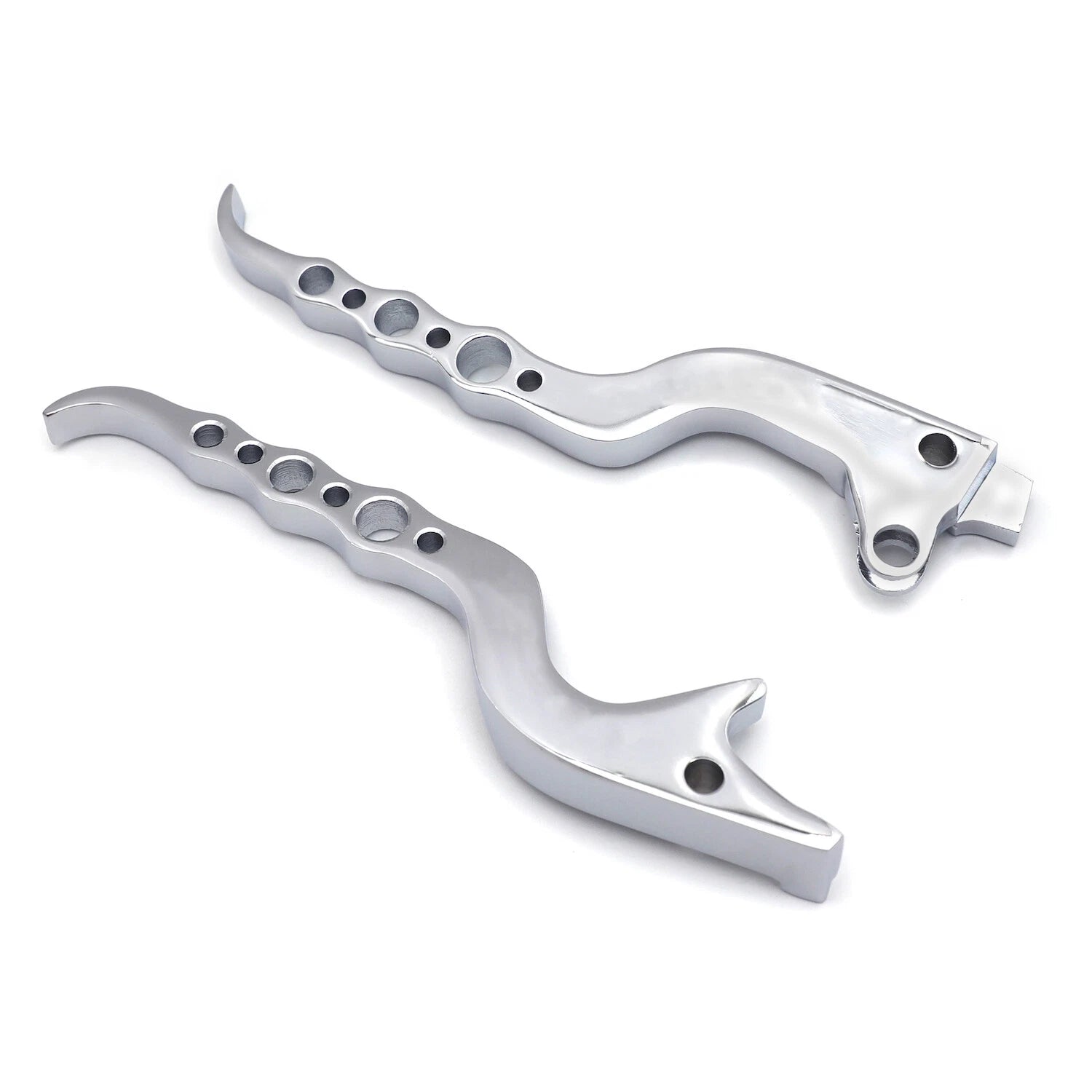 Chrome Hand Brake Clutch Levers for Suzuki Hayabusa GSXR1300 (1999–2007)