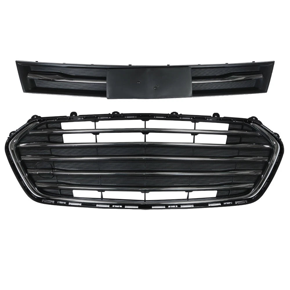 Set of 2 Front Upper and Lower Grilles for Chevrolet Trax (2017-2020)