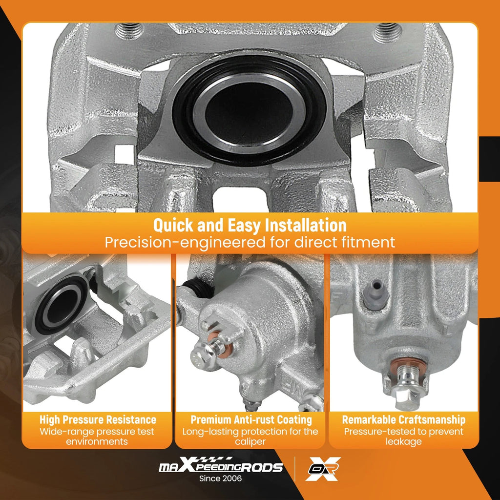 Rear Disc Brake Caliper Assembly for Honda Element (2003–2011) with Hardware