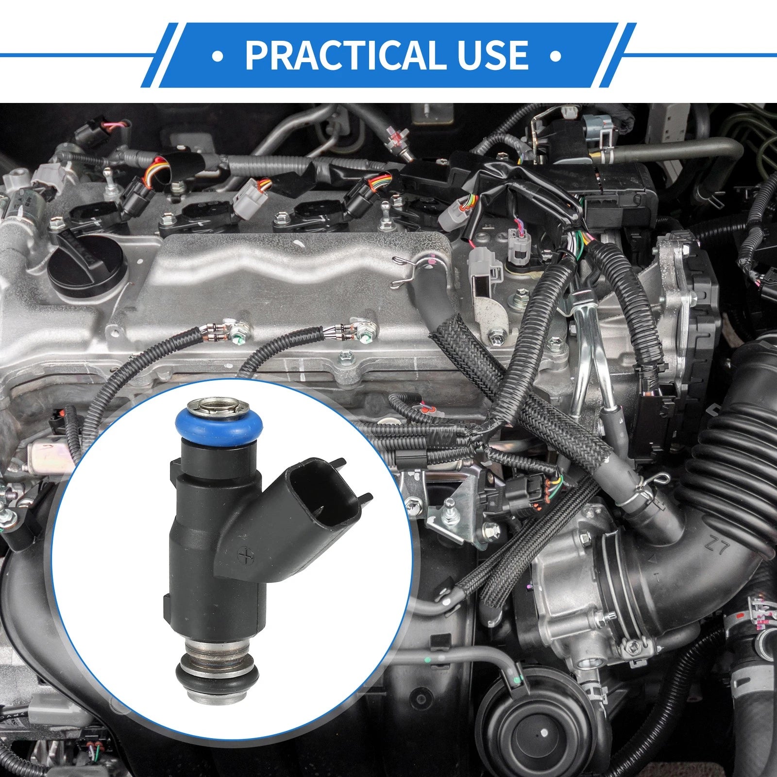 Fuel Injector for Mitsubishi Junjie (2000–2016) 1.8L L4 634149643745