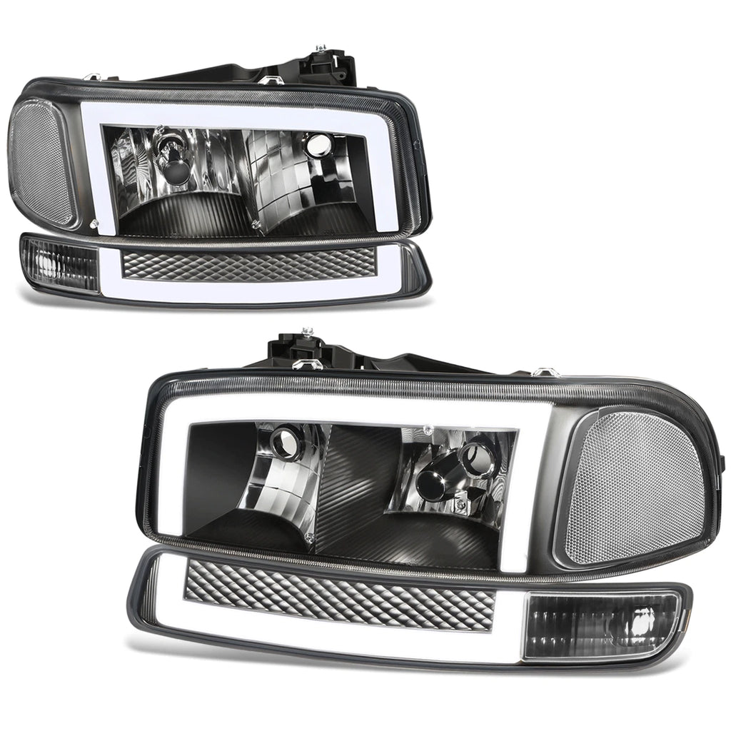 LED DRL Headlights & Signal Bumper Lamps for GMC Sierra Yukon XL (1999–2006)