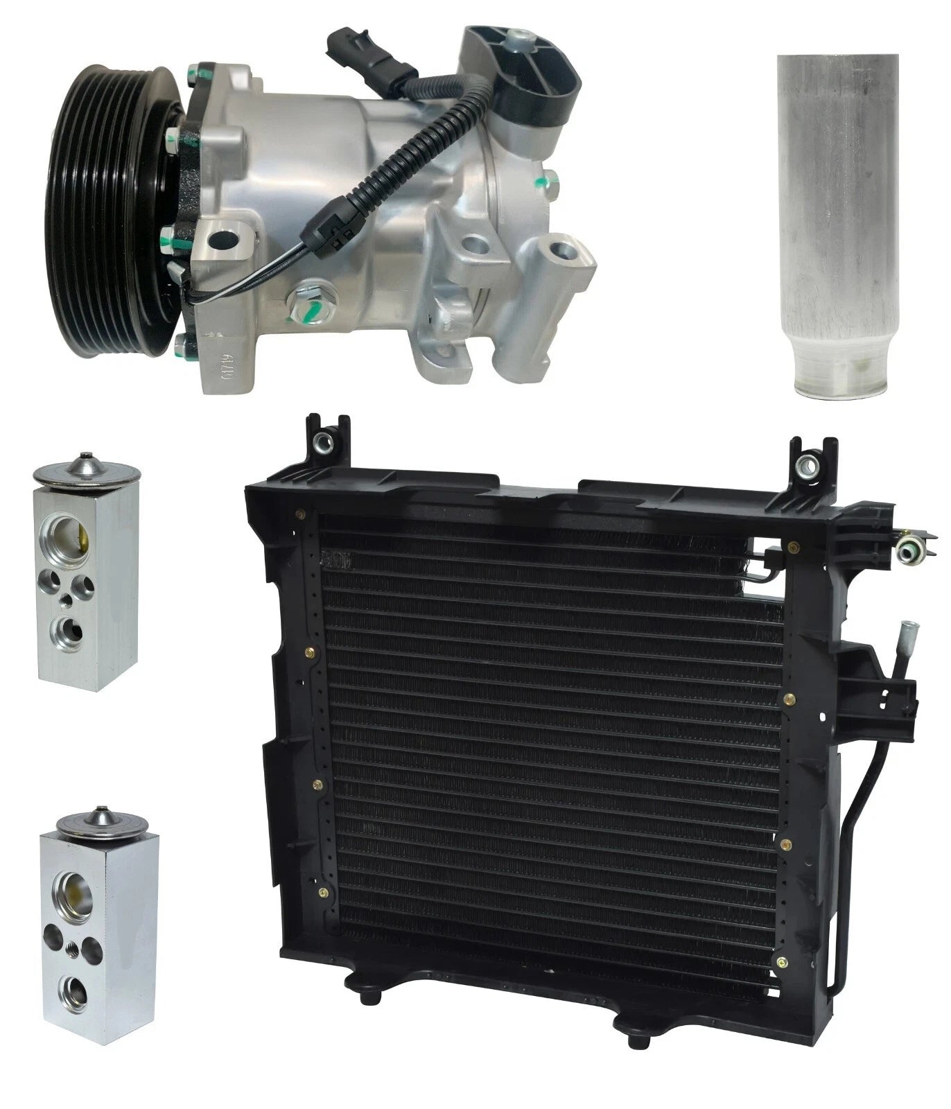 AC Compressor Kit With Condenser for Dodge Durango 1999-2003