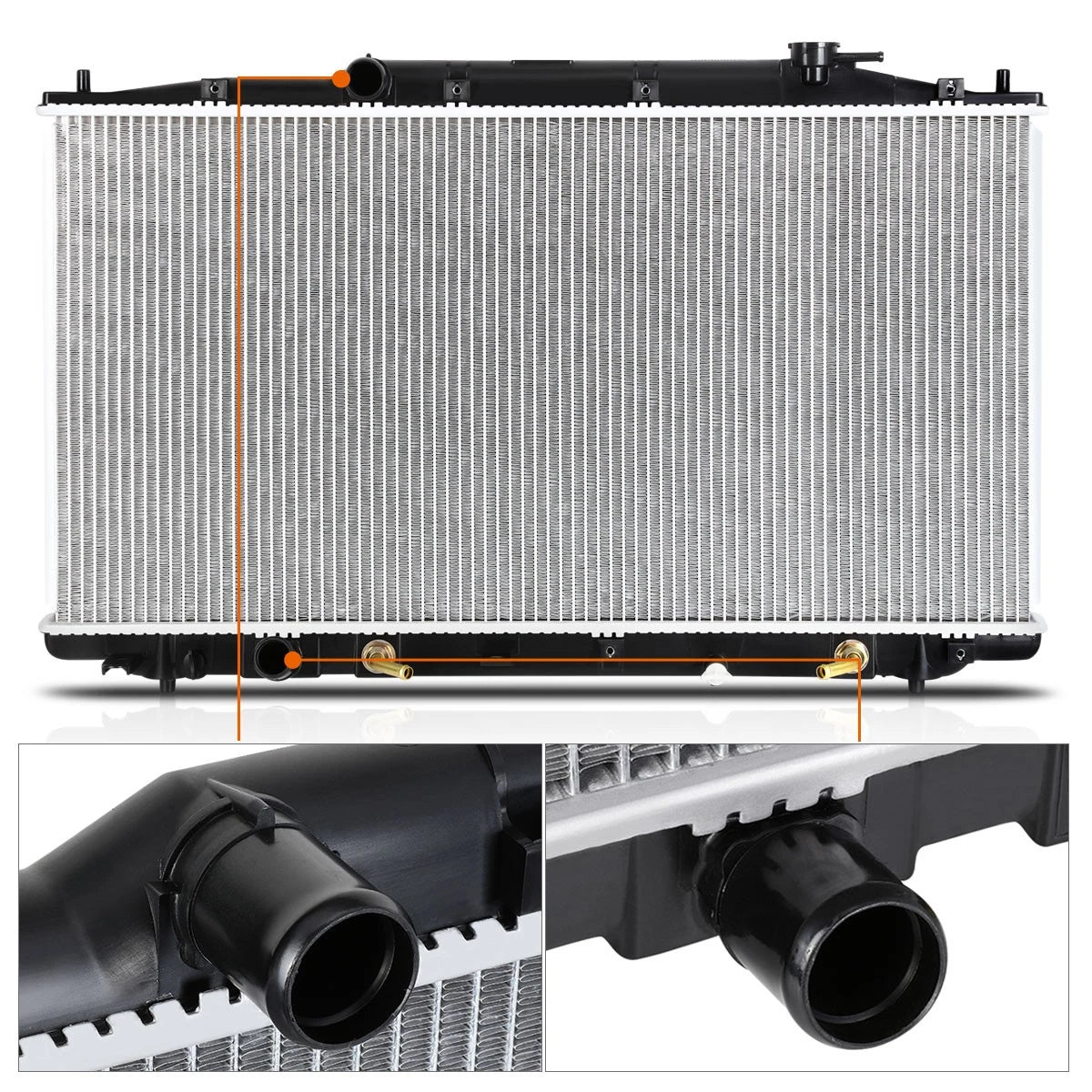 Aluminum OE Style Radiator for Honda Accord Crosstour/Acura RDX (2008–2018) DPI-2989