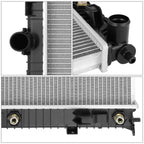 2-Row Aluminum Cooling Radiator for Freightliner M2 106/Business Class M2 (2006–2015)