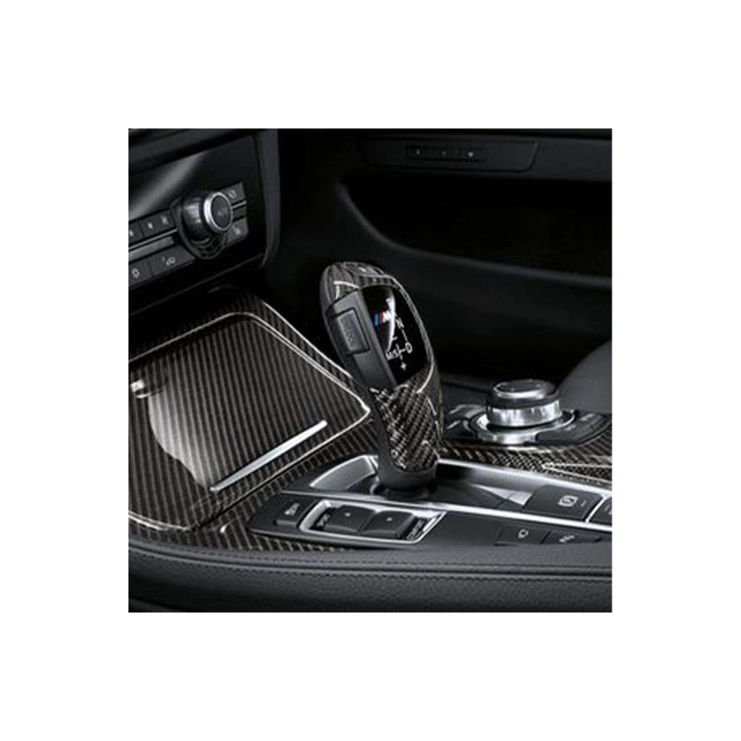 Automatic Transmission Shift Lever Knob Trim Cover for BMW 528i (2011–2016)
