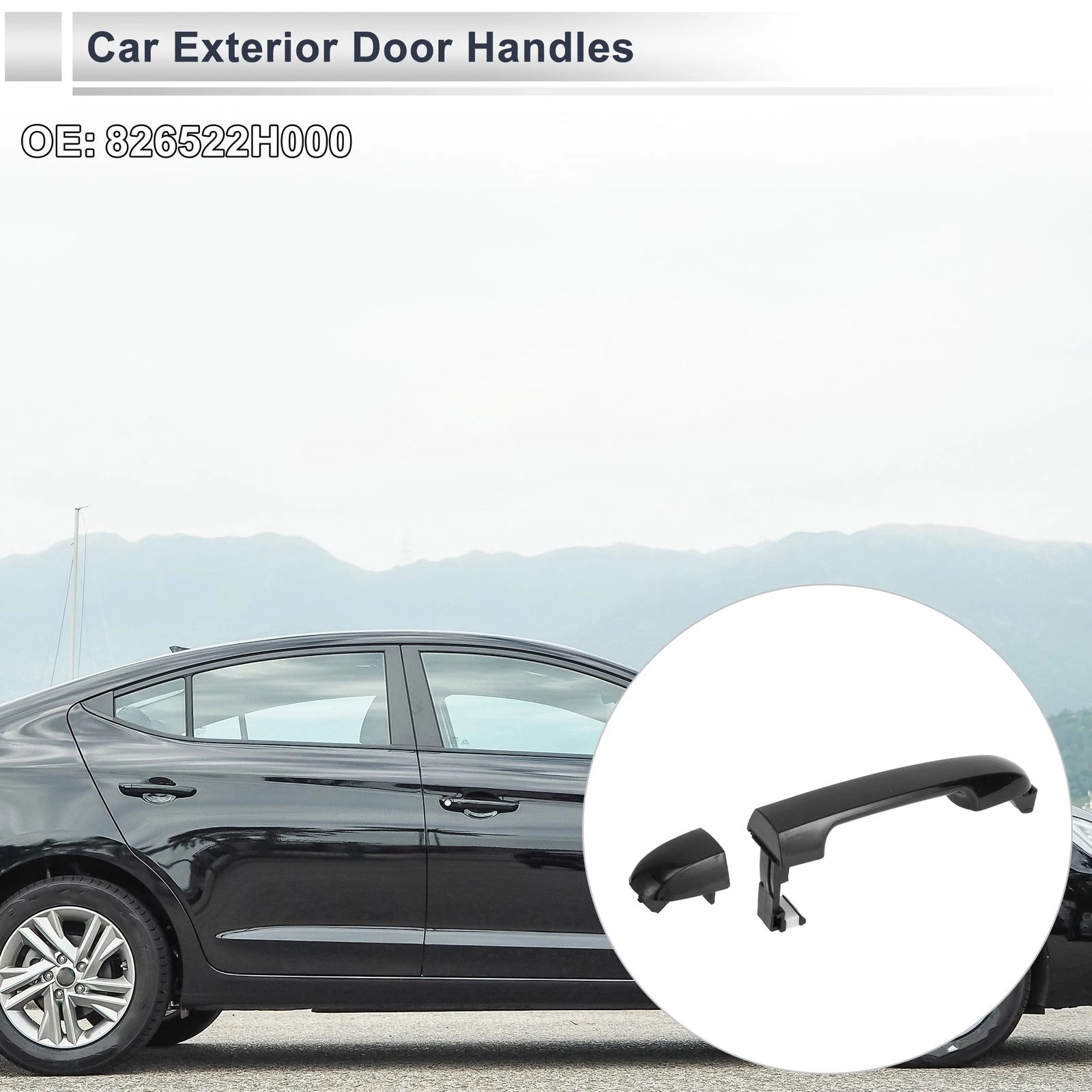 Front Right Door Handle for Hyundai Elantra (2006–2012) No. 82652-2H000