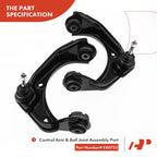 Set of 6 Front Control Arm Sway Bar Tie Rod Ends for Ford Explorer (2006–2010)