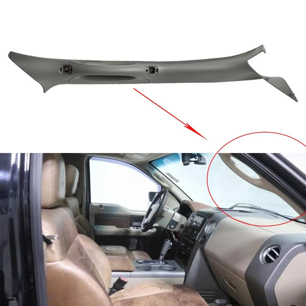 A Pillar Trim Handle for Ford F150 (2004–2008) - Right Passenger Side, Grey