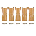 5 Pieces Bucket Teeth with Flex Pins for Crawler Tractor (YYYY–YYYY)