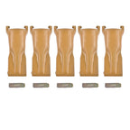 5 Pieces Bucket Teeth with Flex Pins for Crawler Tractor (YYYY–YYYY)