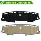 Dashboard Cover Mat for Mercedes E-Class 2010 (2010) - Sun Protector Pad Black Blue