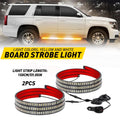 Set of 2 Emergency Strobe Lights for Truck Tailgate (60")