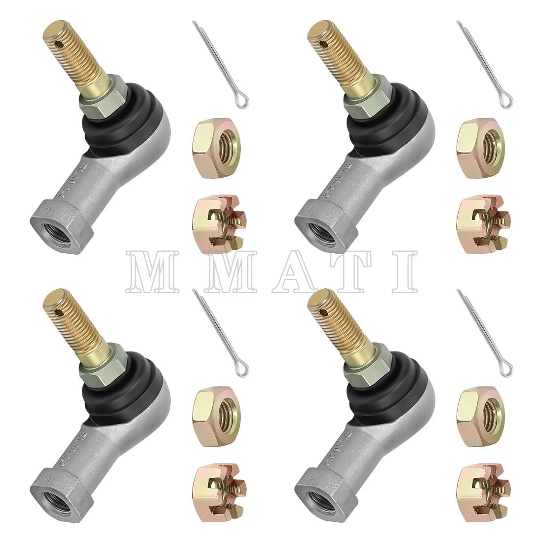 2X Tie Rod End for Polaris Trail Boss 250, 250R, Big Boss, Trail Blazer 250 (1990–1999)