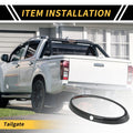 Carbon Fiber Tailgate Emblem Badge Cover for Ford Ranger (2023–2024)