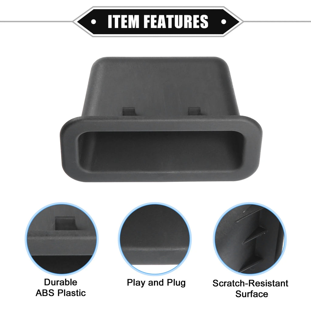 Rear Trunk Lid Handle Cover for Mazda 3 (2004–2018) Black Trim