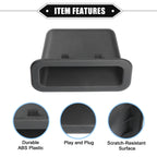 Rear Trunk Lid Handle Cover for Mazda 3 (2004–2018) Black Trim
