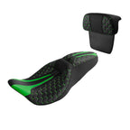 Seat Backrest for Harley Road Glide (2014–2024) - Black Green