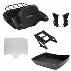 Black Chopped Trunk Backrest Mount for Harley Street Glide (2014–2026)