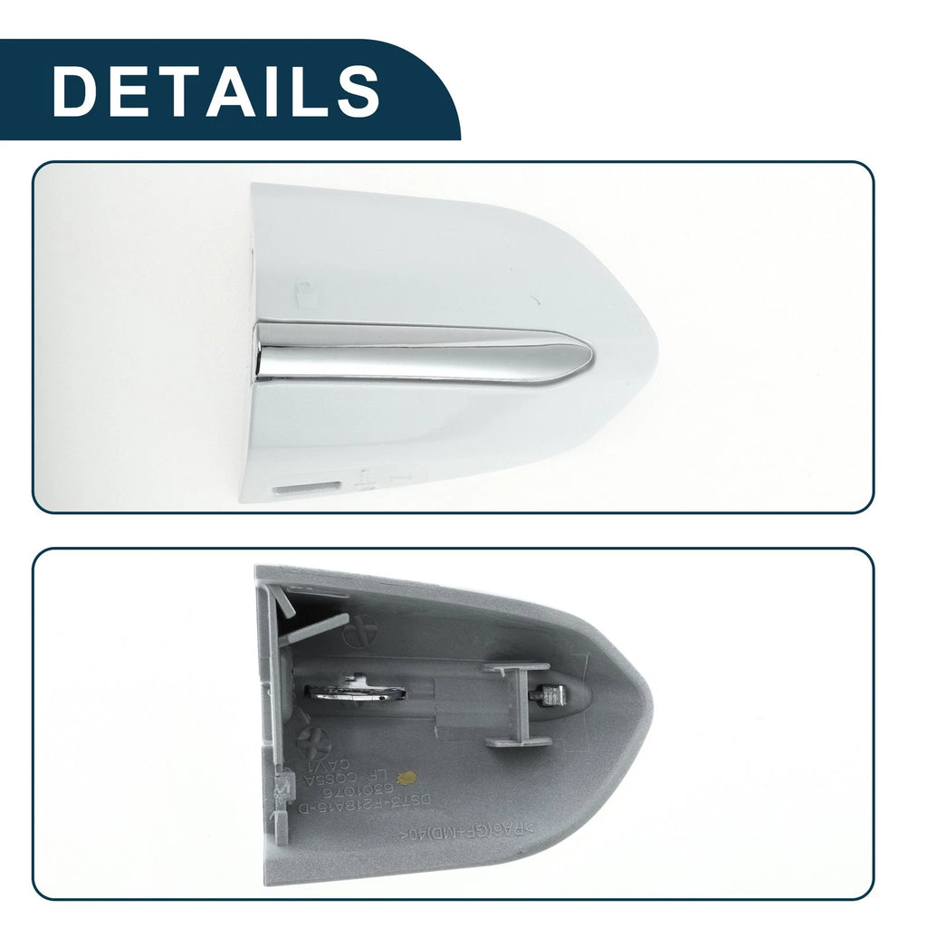 Front Left Door Handle Cover Trim for Ford Mondeo Edge Taurus (2013–2020) White