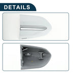 Front Left Door Handle Cover Trim for Ford Mondeo Edge Taurus (2013–2020) White