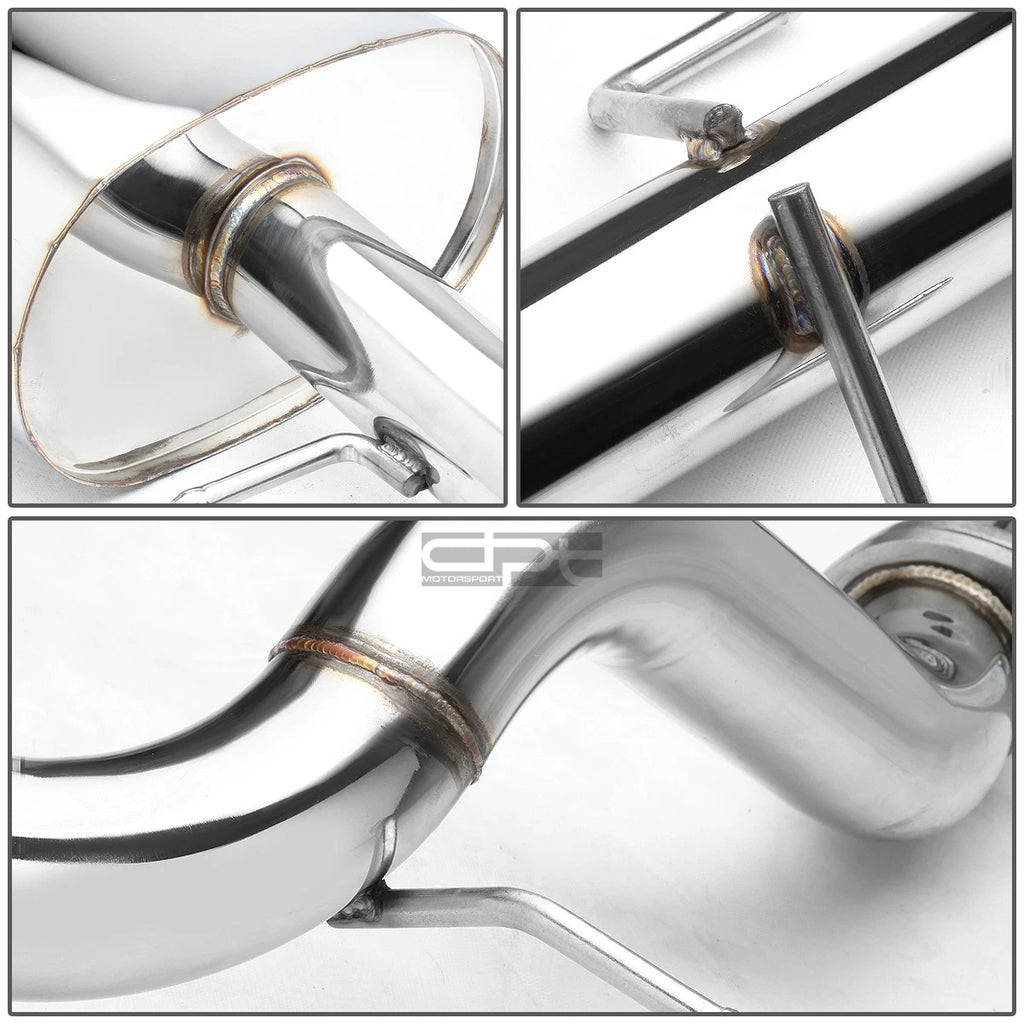3.5" Oval Muffler Racing Catback Exhaust System for Honda Civic Ed/Ee/Ef/Sh (1988–1991)