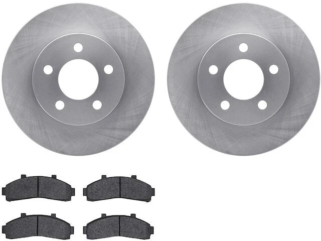 Front Brake Pad and Rotor Kit for Mazda B3000 (1998–2002) RP197YF