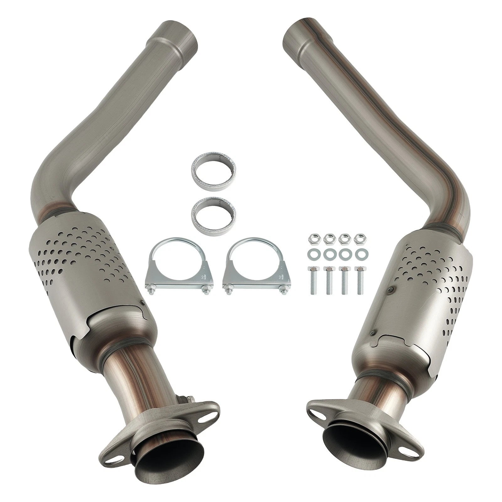 2X Catalytic Converter Kit for Ford Mustang 3.7L (2011–2014) EPA OBD-II