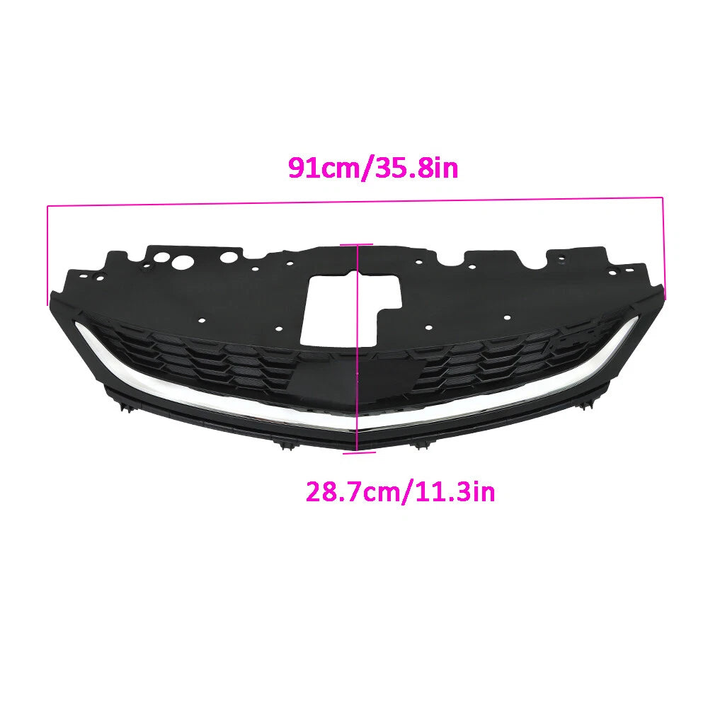 Front Upper Grille Honeycomb for Chevrolet Sonic LT (2017–2020)