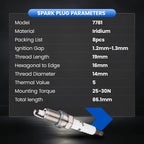 Set of 8 Ceramic Iridium Spark Plugs for Chrysler Town & Country (2008–2010)