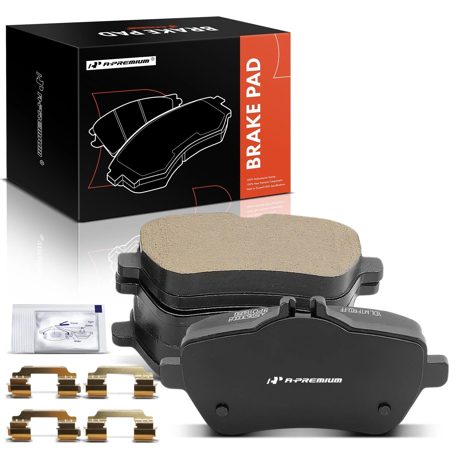 Set of 4 Rear Ceramic Brake Pads for Mercedes-Benz W222 S-Class (2015)