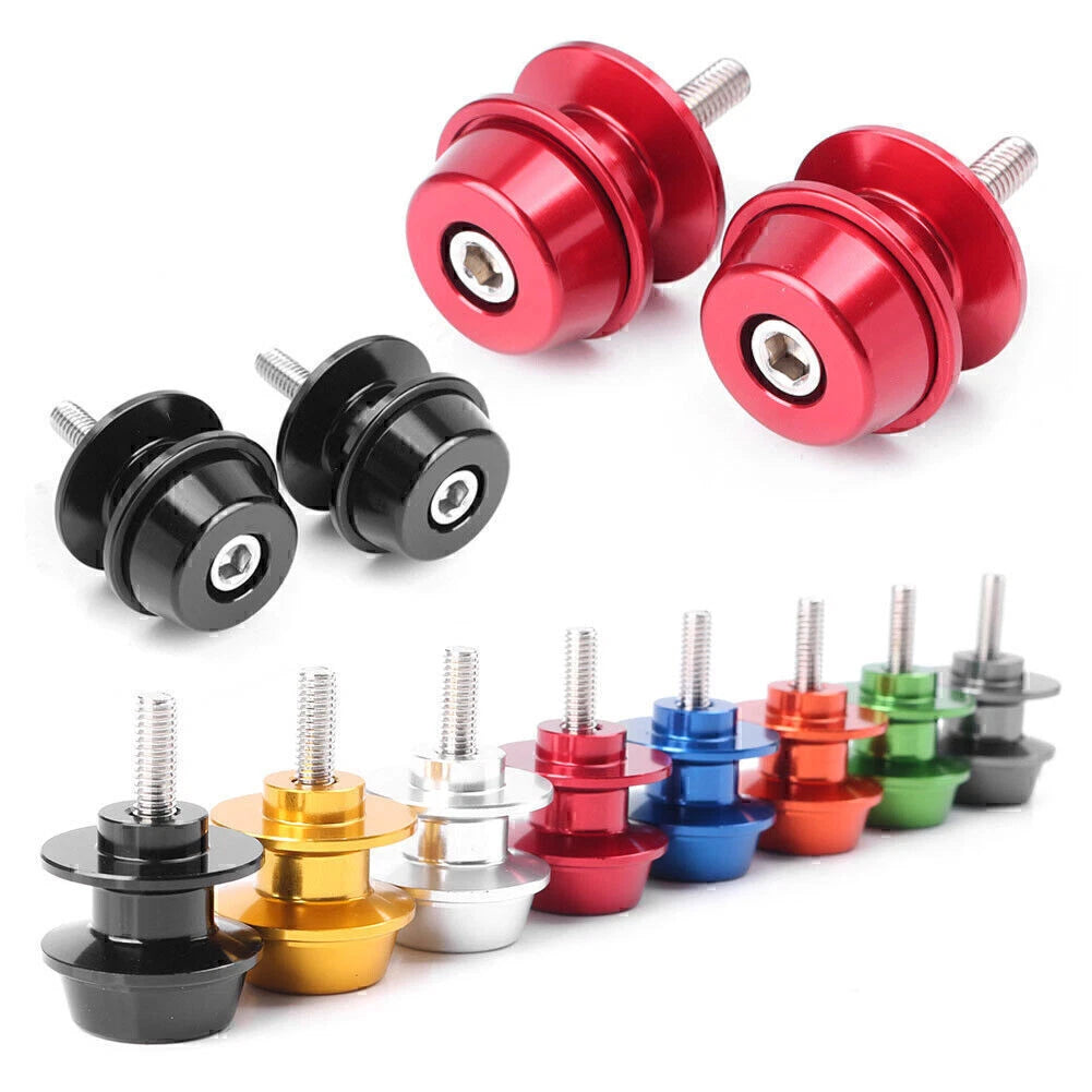 6mm Swingarm Spools for Suzuki GSXR750 GSXR600 (1992–2019)