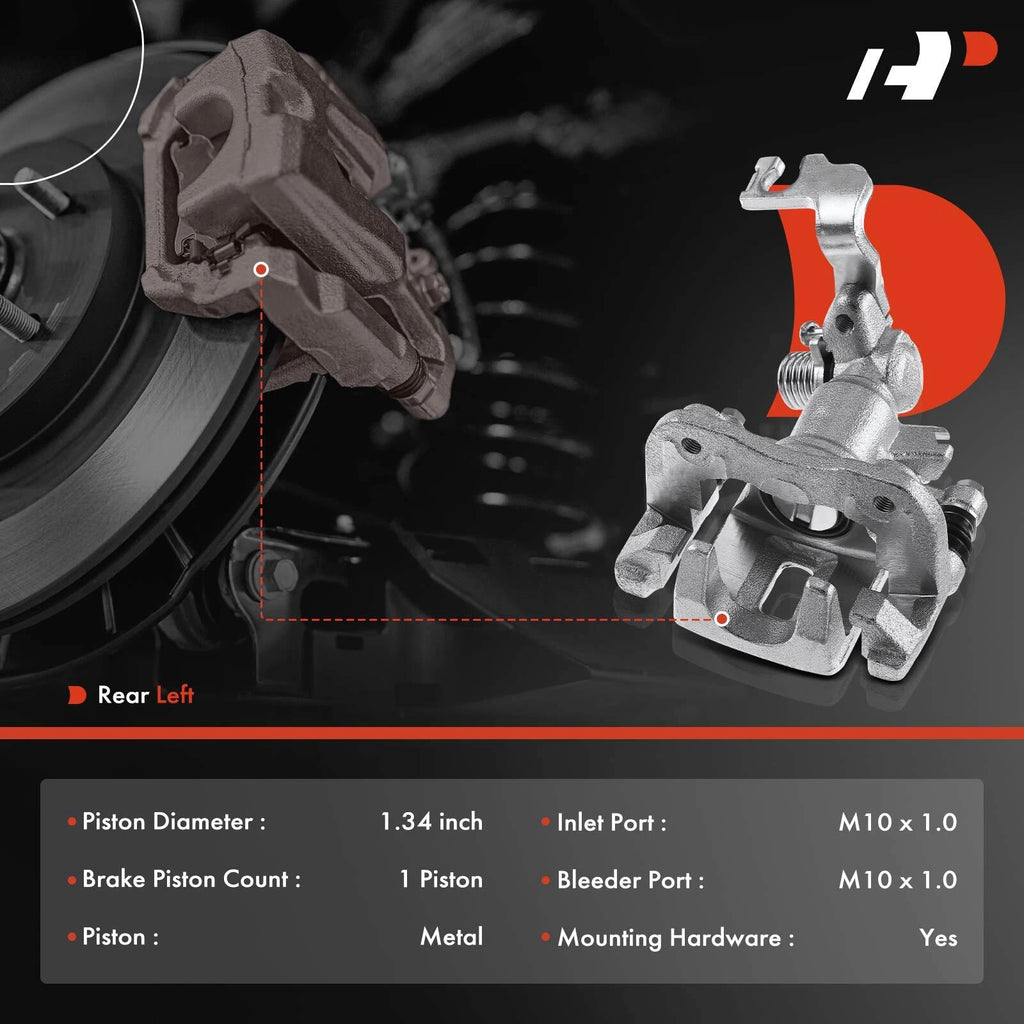 Rear Driver Side Brake Caliper for Honda Accord (1998-2002)