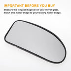 Right Side Heated Convex Mirror Glass for Ford Focus (1998–2004)