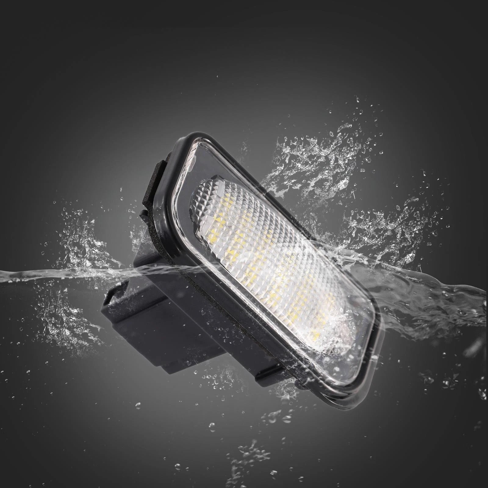 2X LED License Plate Light for Mercedes-Benz C320 C350 C230 C280 (2001–2010)