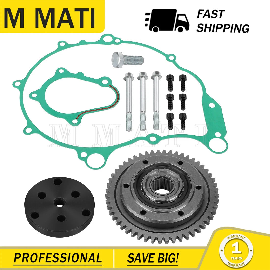 Starter Clutch Gear Flywheel Puller Kit for Yamaha Raptor 660 (2001–2003)