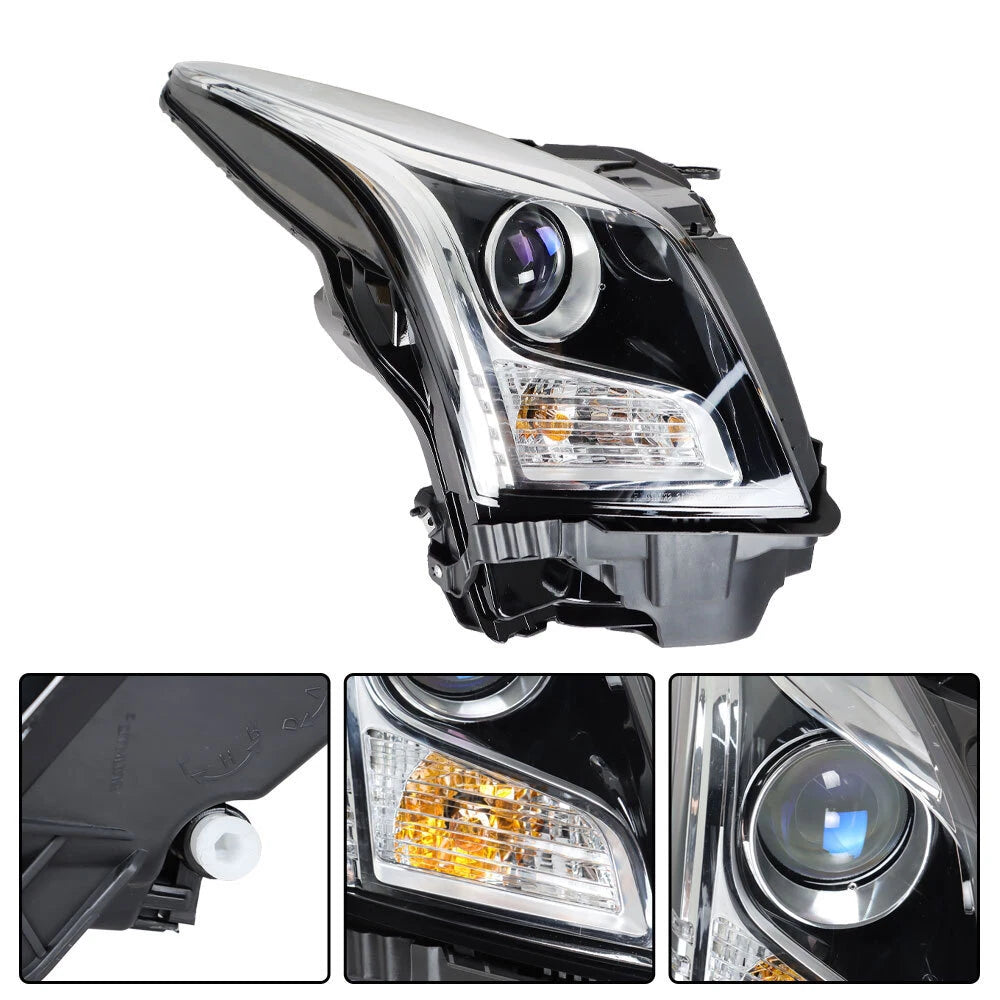Passenger Side Halogen Projector Headlight Assembly for Cadillac ATS (2013â2018)