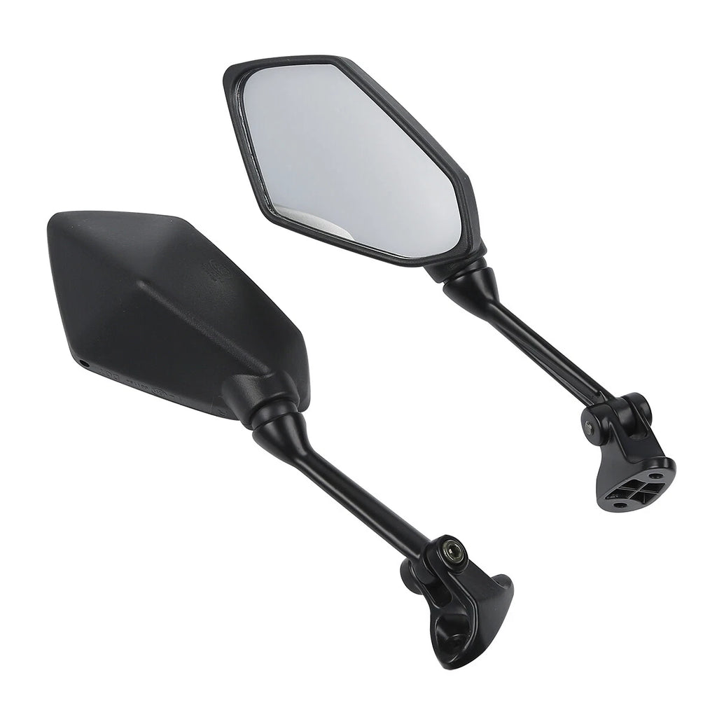 Black Pair Rearview Mirrors for Kawasaki Ninja ZX6R (2009–2012)