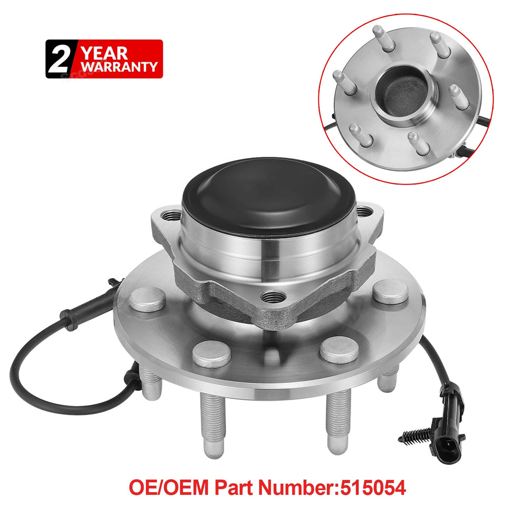 2WD Front Wheel Bearing Hub for Chevrolet Silverado Suburban Tahoe Yukon (2007–2014)