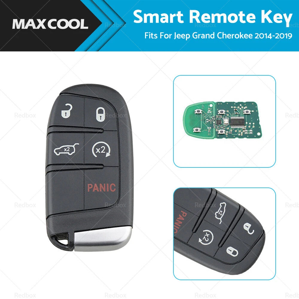 Smart Remote Key for Jeep Grand Cherokee (2014–2019) 433MHz